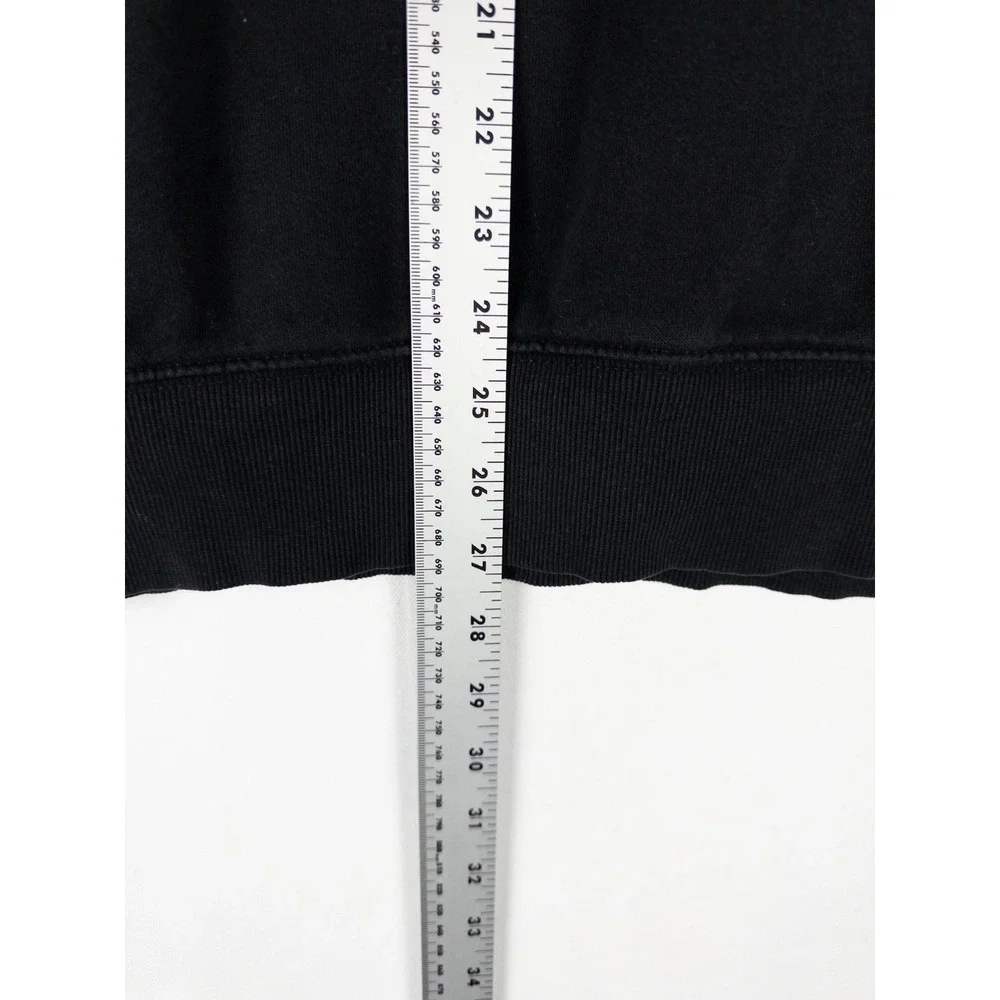 The North Face Hoodie Mens L Black Graphic Print‎ Fleece Outdoor Winter